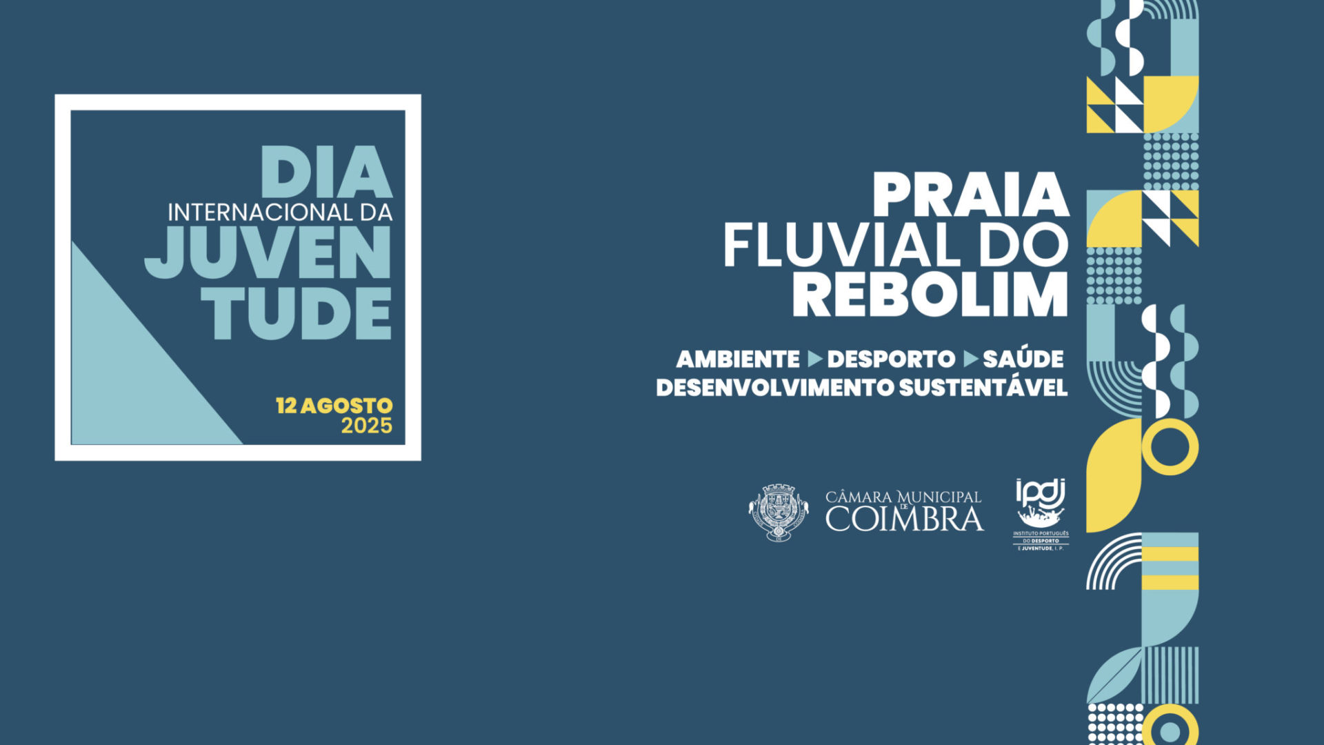 CM de Coimbra comemora Dia Internacional da Juventude na Praia Fluvial do Rebolim