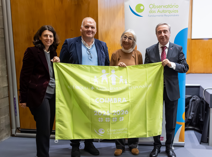 Coimbra distinguida pelo compromisso com políticas de apoio às famílias