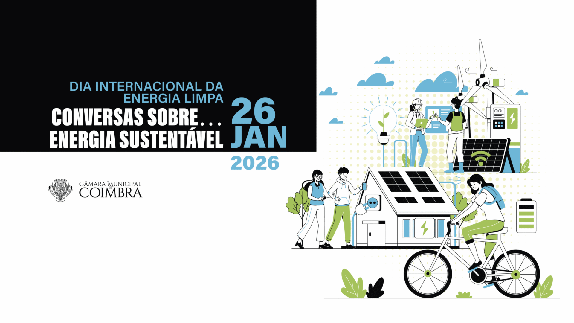 Coimbra assinala Dia Internacional da Energia Limpa com ciclo de debates sobre transição energética