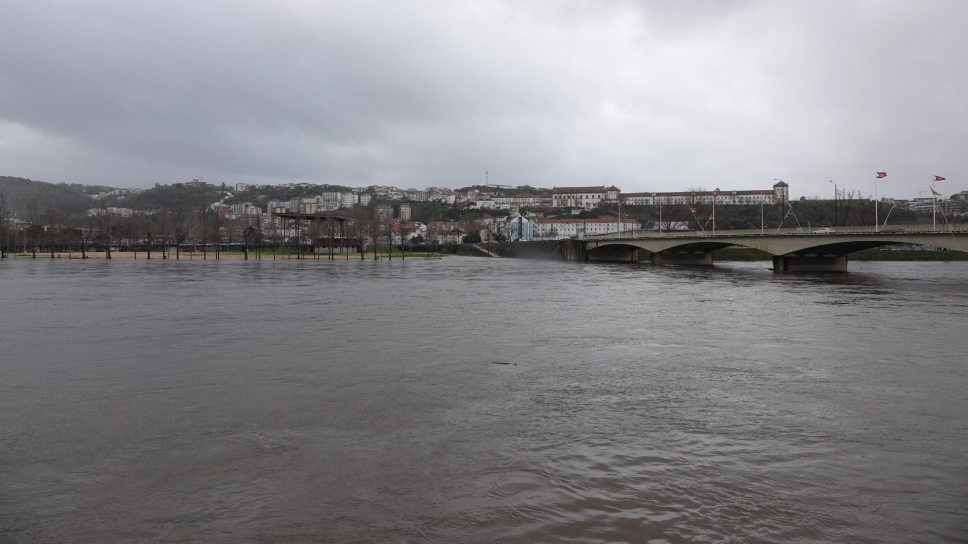 Mondego em situação de risco em Coimbra