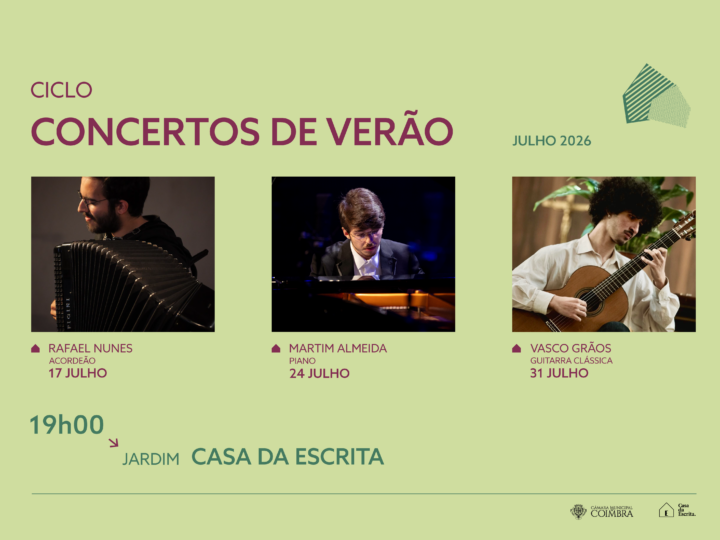 Casa da Escrita encerra Ciclo de Concertos de Verão com Vasco Grãos