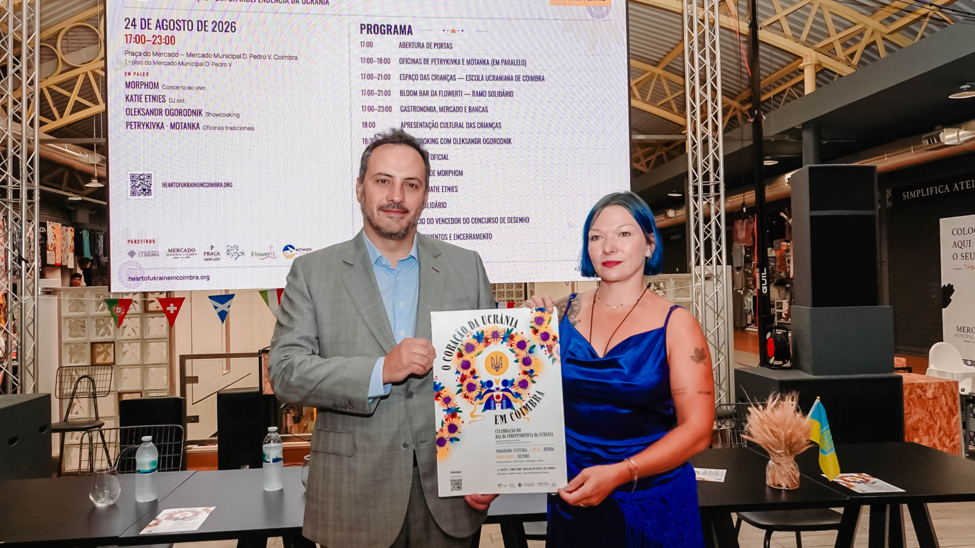 “O Coração da Ucrânia em Coimbra” regressa ao Mercado D. Pedro V a 24 de agosto